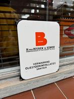 Emaille Reclamebord Van Buuren & Zonen Rotterdam, Antiek en Kunst, Antiek | Emaille, Ophalen of Verzenden