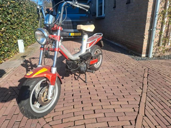 Crossbrommer Tomos Youngst'R., Fietsen en Brommers, Brommers | Tomos, Gebruikt, Maximaal 45 km/u, Ophalen