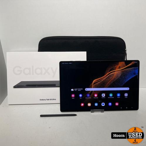 Samsung Galaxy Tab S8 Ultra 128GB Wifi 14.6'' ZGAN  in Doos, Computers en Software, Android Tablets, Zo goed als nieuw, Wi-Fi