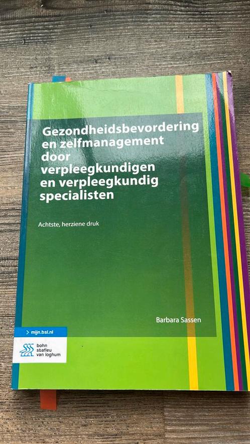 Gezondheidsbevordering en zelfmanagement door verpleegkundig, Boeken, Wetenschap, Zo goed als nieuw, Ophalen of Verzenden