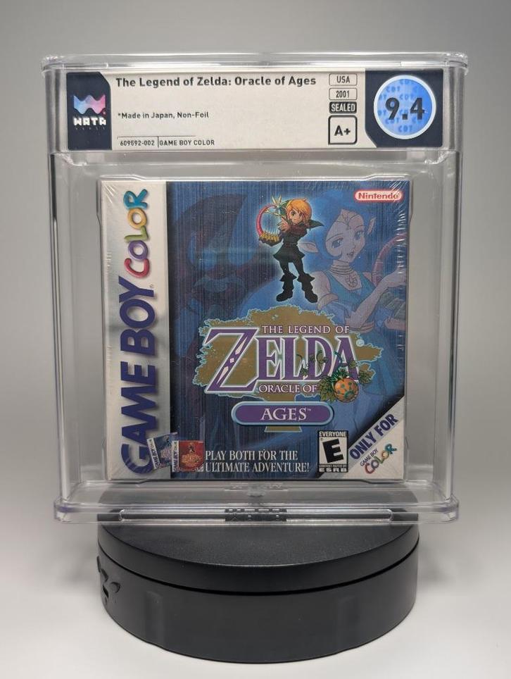 Zelda Oracles of Ages Nintendo Game Boy Color Wata 9.4 A+, Spelcomputers en Games, Games | Nintendo Game Boy, Nieuw, 1 speler