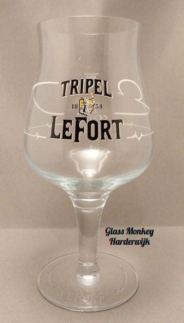 Tripel LeFort bierglazen. 50cl beschikbaar voor biedingen