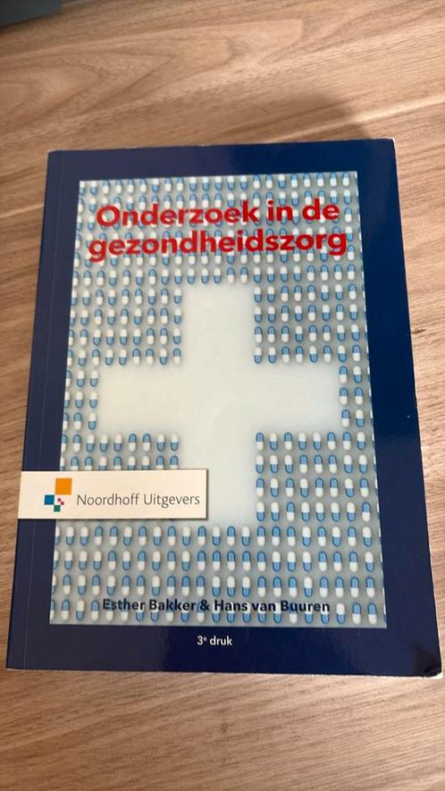 Esther Bakker - Onderzoek in de gezondheidszorg, Boeken, Gezondheid, Dieet en Voeding, Zo goed als nieuw, Dieet en Voeding, Ophalen of Verzenden