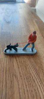 Lemax poppetje man en hond verzending op eigen risico, Ophalen of Verzenden