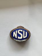 broche speld NSU Neckarsulm   22 x 17 mm, Ophalen of Verzenden, Gebruikt, Transport