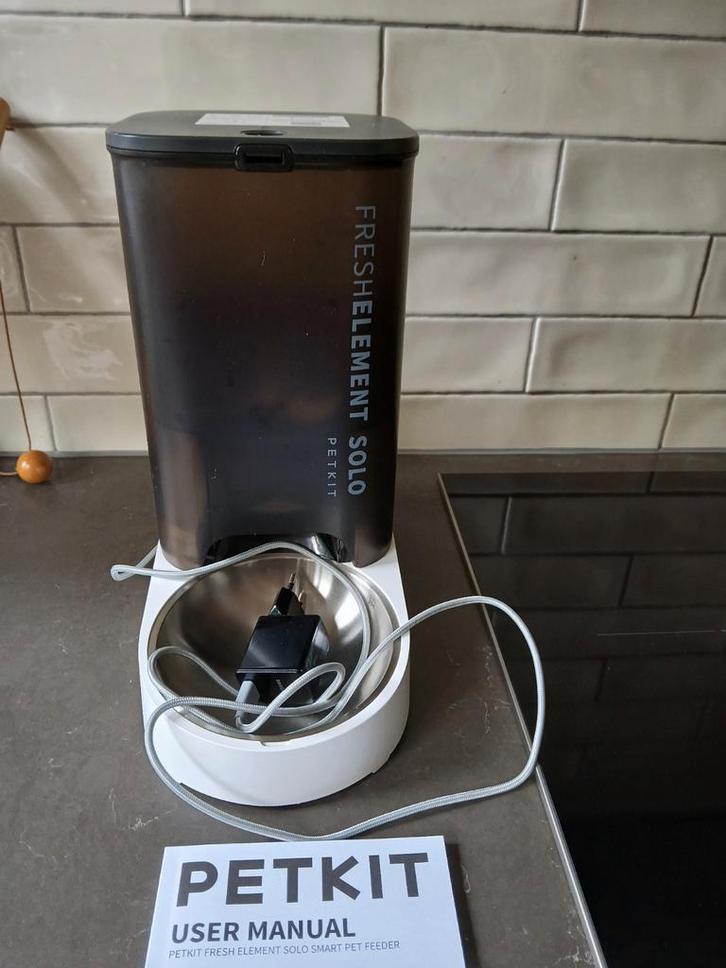 Petkit Fresh Element Solo grey z.g.a.n., Dieren en Toebehoren, Kattenvoerbakken en Drinkbakken, Zo goed als nieuw, Ophalen of Verzenden