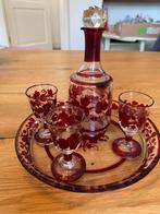 Antiek Likeursetje, Begin 19e Eeuw, Antiek en Kunst, Antiek | Glas en Kristal, Ophalen