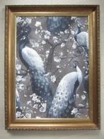 Brede oude gouden schilderijlijst Barok 70 x 48  pauwen, Huis en Inrichting, Ophalen of Verzenden, Zo goed als nieuw, 75 cm of meer