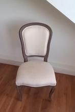 Versailles - Linnenkleur linnen stoel, Ophalen, Louis XIV, Hout, Zo goed als nieuw