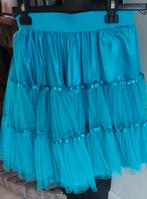 Turquoise tule rok., Kleding | Dames, Ophalen of Verzenden, Zo goed als nieuw, Blauw, Onder de knie