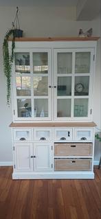 Landelijke Vitrine/ buffetkast 125x40x201 cm, Ophalen, Minder dan 50 cm, Gebruikt, 200 cm of meer