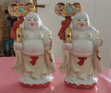 Porseleinen Happy Boeddha geluks-Buddha-Budai beschikbaar voor biedingen