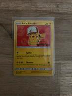 Pokemon Kaart - ash’s pikachu SM109, Ophalen of Verzenden, Gebruikt, Losse kaart, Foil