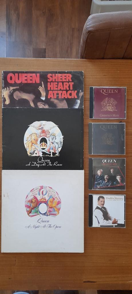 Queen lp +cd, Cd's en Dvd's, Vinyl | Rock, Gebruikt, Poprock, Overige formaten, Ophalen of Verzenden