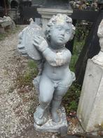 engelen beeld beton antieke uitstraling, Tuin en Terras, Ophalen, Gebruikt, Beton, Engelenbeeld