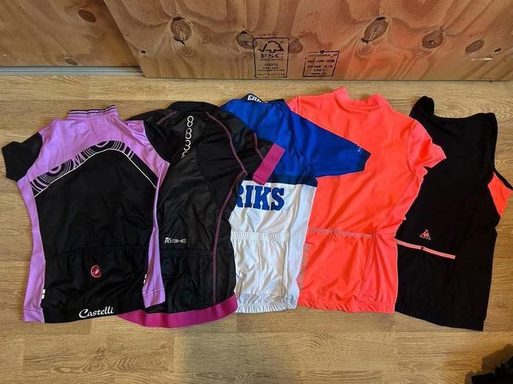 Wielrenshirts maat S - Castelli & Le Coq, Kleding | Dames, Sportkleding, Gedragen, Hardlopen of Fietsen, Maat 36 (S), Overige kleuren