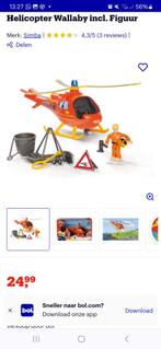 Brandweerman Sam helikopter met assesoires NIEUW speelgoed, Kinderen en Baby's, Speelgoed | Actiefiguren, Ophalen of Verzenden