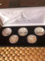 Zilveren munten set Olympische Spelen Moskou 1980, Ophalen of Verzenden, Zilver
