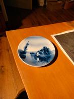 Delftsblauw wandbord landschap, Antiek en Kunst, Antiek | Wandborden en Tegels, Ophalen of Verzenden