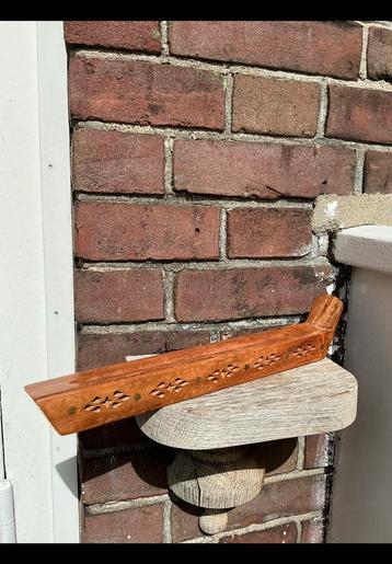 Houten wierookhouder, wierookbrander, wierookdoosje, wierook beschikbaar voor biedingen