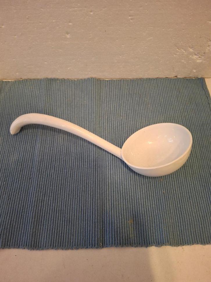 Societe Ceramique - mooie aardewerk soeplepel, Antiek en Kunst, Antiek | Servies los, Ophalen of Verzenden