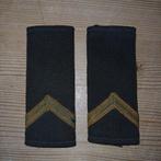 Schouderstukken 1963 / 1984 Sergeant Koninklijke Landmacht, Ophalen of Verzenden, Landmacht, Nederland, Kleding of Schoenen