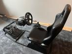 Raceset met stoel + Logitech stuur voor Xbox, Spelcomputers en Games, Spelcomputers | Sony PlayStation Consoles | Accessoires