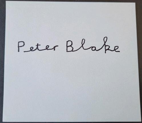 The Beatles sir Peter Blake Handtekening Kaart Gesigneerd, Verzamelen, Muziek, Artiesten en Beroemdheden, Foto of Kaart, Gesigneerd