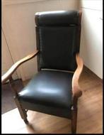 Leren armleuning stoel, Antiek en Kunst, Ophalen
