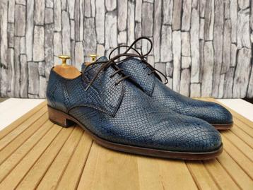 Di Stilo Blauwe serpent schoenen voor heren - Maat 41,5 beschikbaar voor biedingen