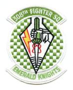 USAF patch 308FS F-16C F-35A Luke, Verzamelen, Ophalen of Verzenden, Luchtmacht, Amerika, Embleem of Badge