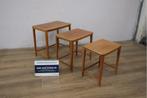 Vintage 3-Delig Houten Mimiset, Huis en Inrichting, Ophalen of Verzenden, Niet ingevuld, Niet ingevuld, Niet ingevuld