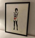 BANKSY : lithografie met certificaat, Ophalen of Verzenden