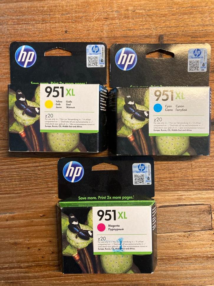 Nieuwe Originele HP Inktcartridges, Computers en Software, Printerbenodigdheden, Nieuw, Cartridge, Ophalen of Verzenden