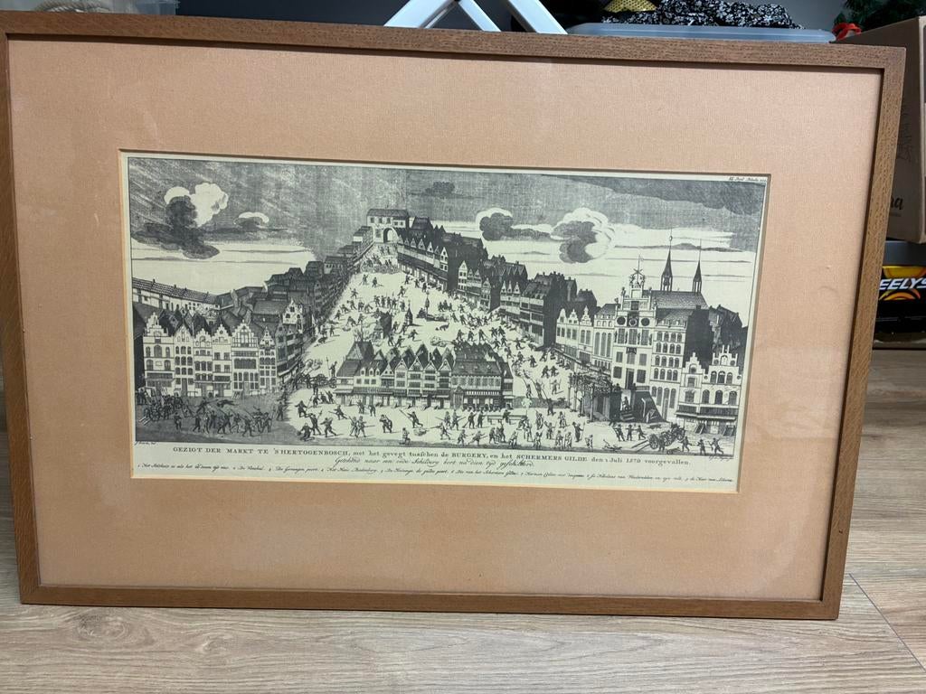 Schilderij ‘s-Hertogenbosch, Ophalen of Verzenden