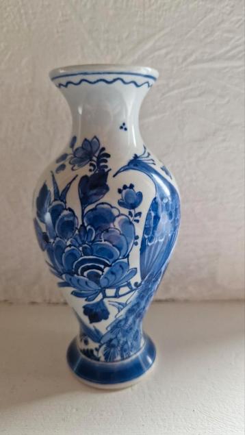 Delfts Blauw Vaasje 15cm - Uitzonderlijke Staat! beschikbaar voor biedingen