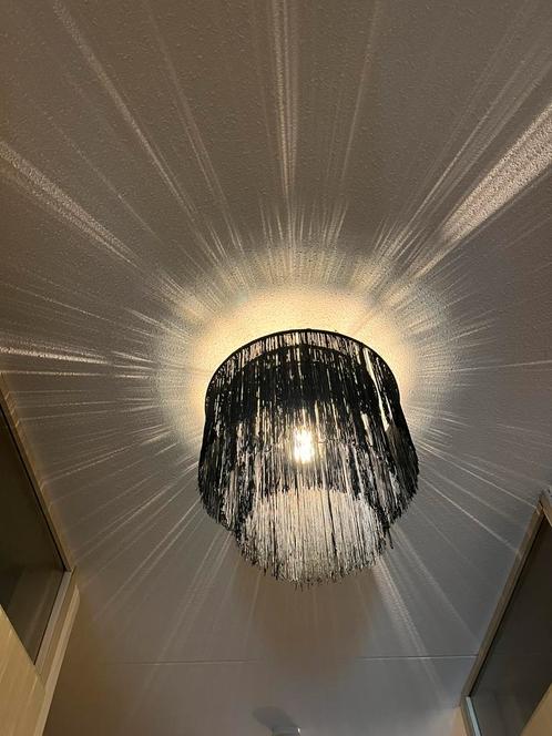 2x oosterse plafonnaire plafonlamp zwart, Huis en Inrichting, Lampen | Plafondlampen, Zo goed als nieuw, Ophalen of Verzenden