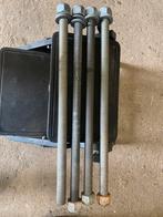 Draadeinden m24. 4 stuks, Ophalen of Verzenden, Zo goed als nieuw, IJzer