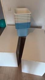 Twee IKEA Trofast opbergkast met bakken, Huis en Inrichting, Ophalen, Gebruikt, Minder dan 100 cm, Met lade(s)
