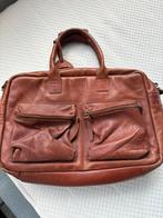 Mooie lederen cowboysbag, Computers en Software, Laptoptassen, Ophalen, 15 inch, Gebruikt, Aktetas