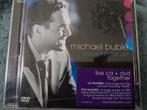 LIVE CD+DVD Together van Michael Bublé(nooit afgespeeld), Ophalen of Verzenden