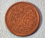 Zeldzame 1/2 Cent 1943 - Koningin Wilhelmina, Ophalen of Verzenden, Koningin Wilhelmina, 1 cent, Losse munt