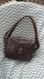 KASZER, leren tas, schoudertas, bruin 25x31x9cm, HE/DA, Overige merken, Bruin, Zo goed als nieuw, Leer