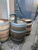 eiken wijnvat /regenton, Tuin en Terras, Regentonnen, Gebruikt, 150 liter of meer, Hout, Ophalen