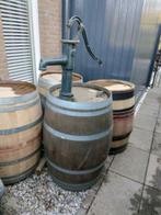 eiken wijnvat /regenton, 150 liter of meer, Ophalen, Gebruikt, Hout