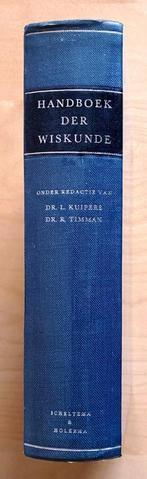 Handboek der Wiskunde, Ophalen of Verzenden, Zo goed als nieuw