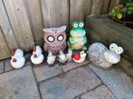 Leuke set tuinbeelden, Tuin en Terras, Tuinbeelden, Ophalen, Gebruikt, Dierenbeeld