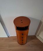 Houten ladekastje / bijzettafel, Ophalen, Minder dan 50 cm, Gebruikt, Vintage/Retro