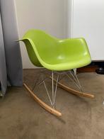 Schommelstoel groen, Huis en Inrichting, Ophalen, Zo goed als nieuw, Kunststof, Design lookalike Vitra Eames