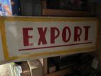 Emaille Export bier reclame bord, Ophalen of Verzenden, Zo goed als nieuw, Reclamebord